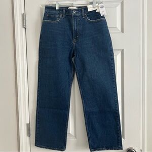 Abercrombie High Rise Vintage Straight Jean - Size 27